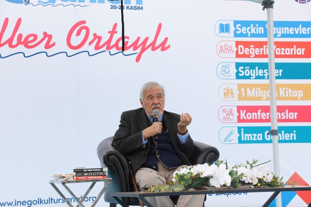 İlber Ortaylı İnegöllülerle buluştu