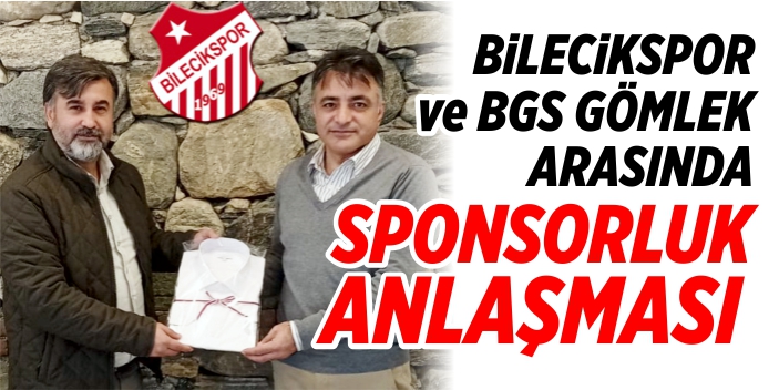 Bilecikspor’dan sponsorluk anlaşması