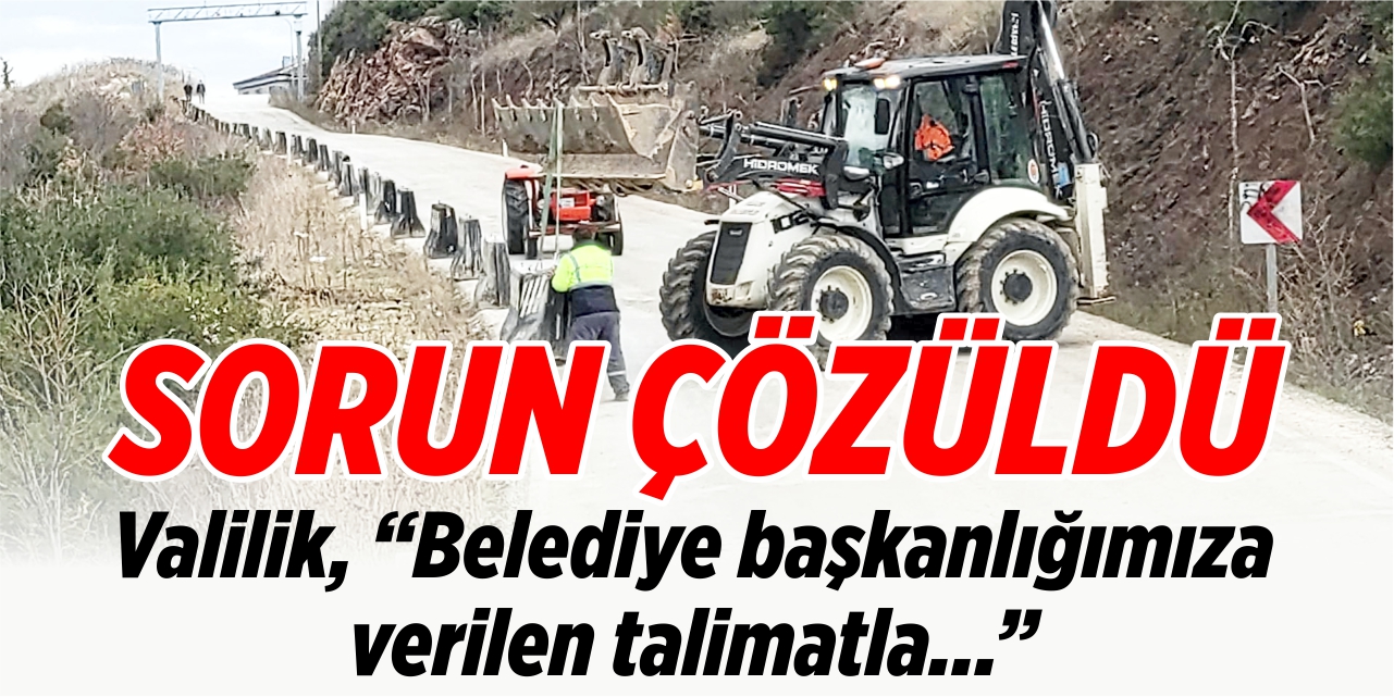 Valilik, "Belediye Başkanlığımıza verilen talimatla..."