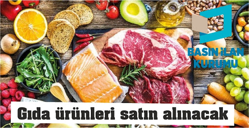 Gıda ürünleri satın alınacak