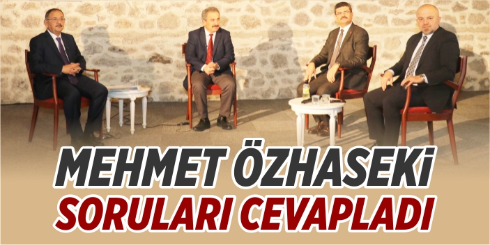 Mehmet Özhaseki soruları cevapladı