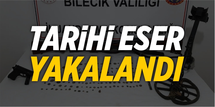 Tarihi eser yakalandı