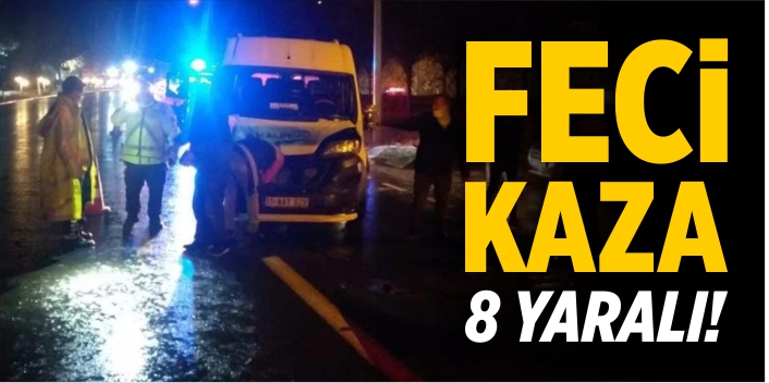 Bozüyük yolunda feci kaza: 8 yaralı