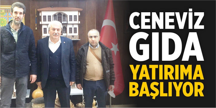 Ceneviz Gıda Osmaneli'nde yatırıma başlıyor