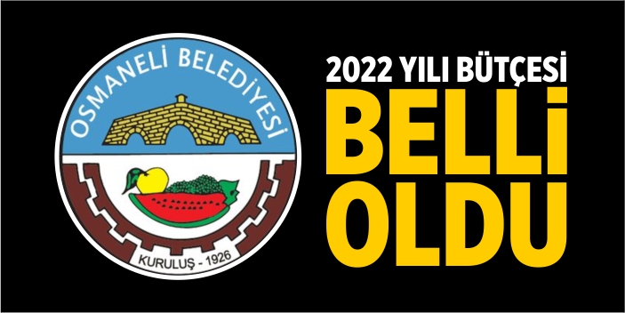 Osmaneli Belediyesi'nin bütçesi belli oldu