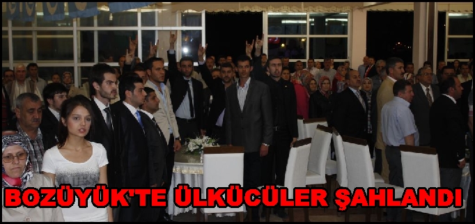 BOZÜYÜK’TE ÜLKÜCÜLER ŞAHLANDI.