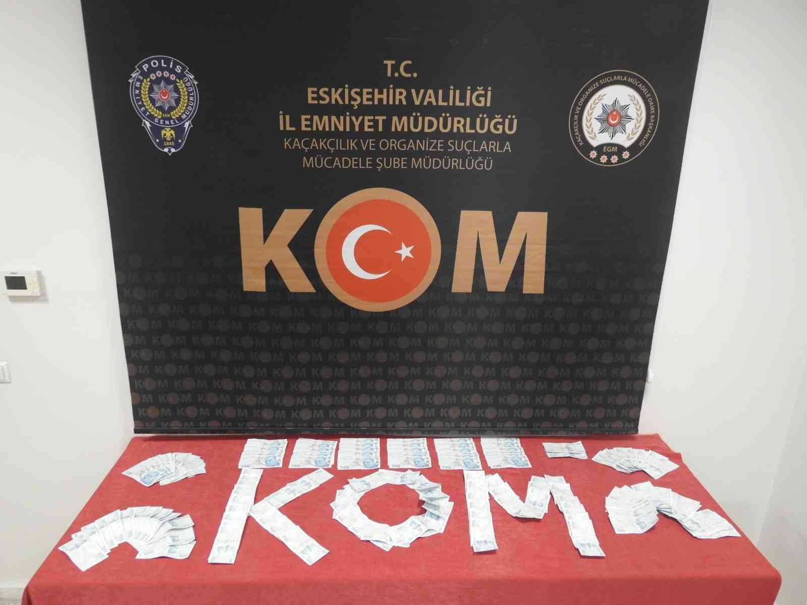 Eskişehir’de düzenlenen sahte para operasyonunda 5 kişi yakalandı