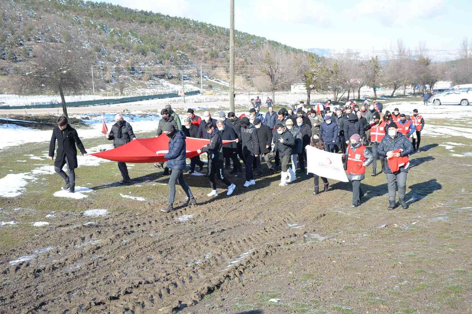 Bozüyük’te Sarıkamış Şehitleri için yürüdüler