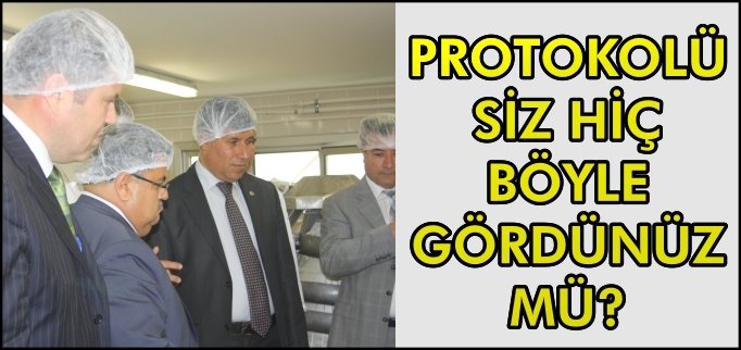 PROTOKOLÜ HİÇ BÖYLE GÖRDÜNÜZ MÜ?