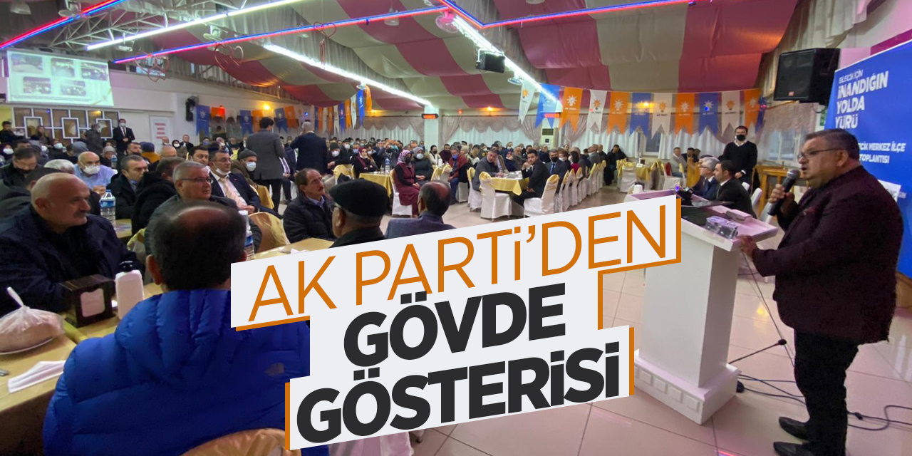 AK Parti'den gövde gösterisi