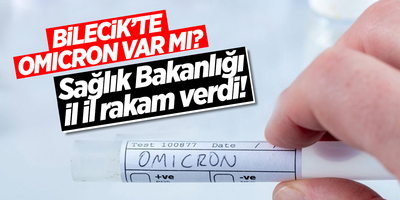 Bilecik'te Omicron var mı?