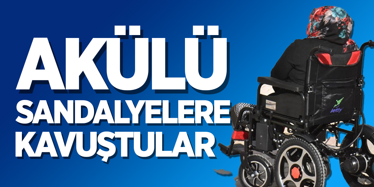 Bozüyük Belediyesi'nden akülü tekerlekli sandalye yardımı