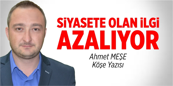Siyasete olan ilgi azalıyor