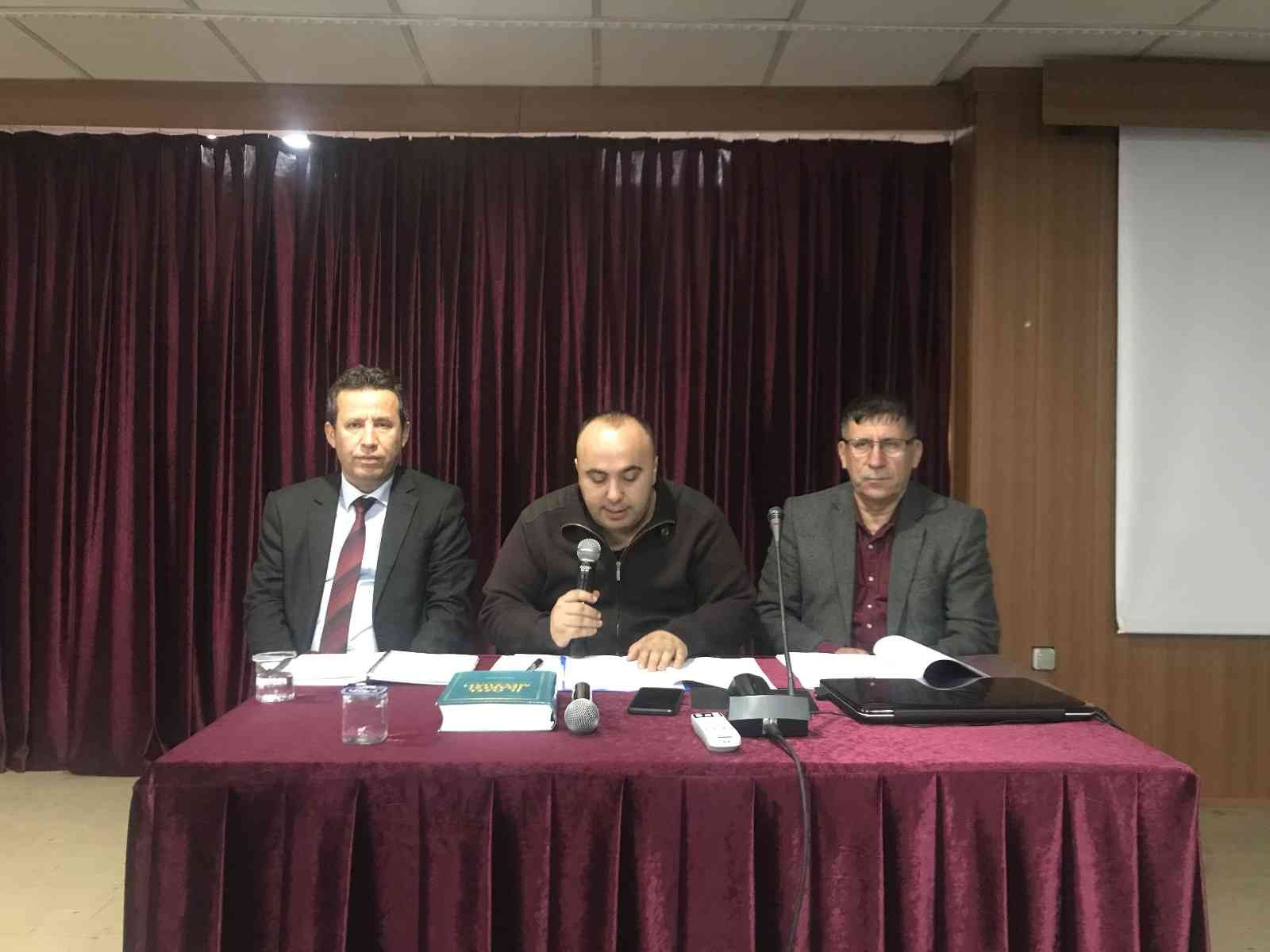 İçme ve kullanma suyu bilgilendirme toplantısı yapıldı