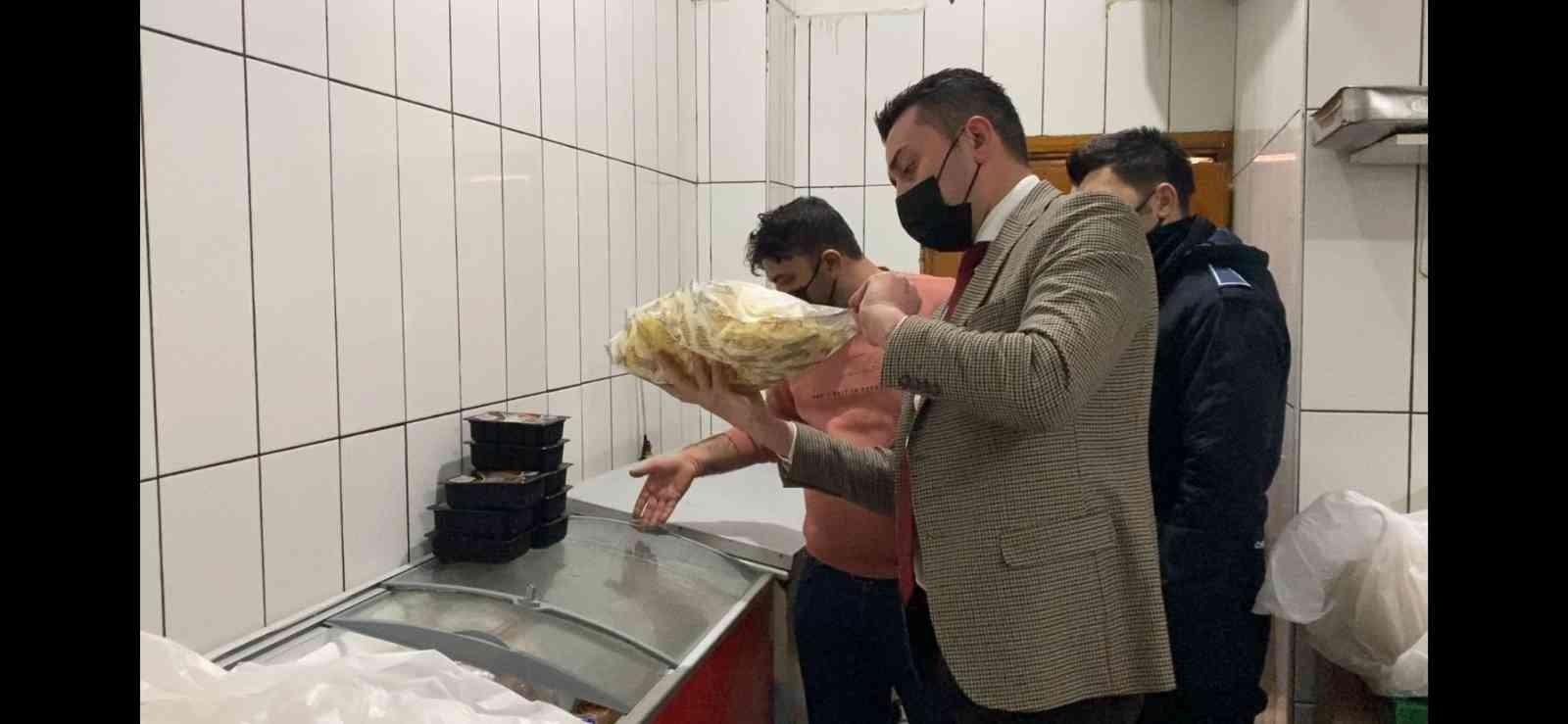 Dürüm döner ve fast food restoranları denetlendi