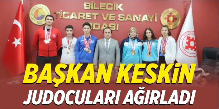 Başkan Keskin, judocuları ağırladı