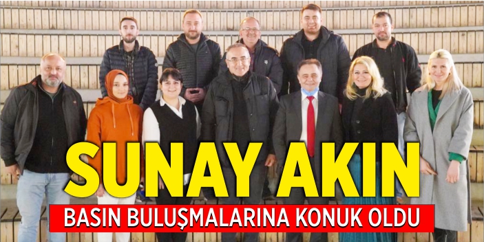 Sunay Akın, Basın Buluşmalarına konuk oldu