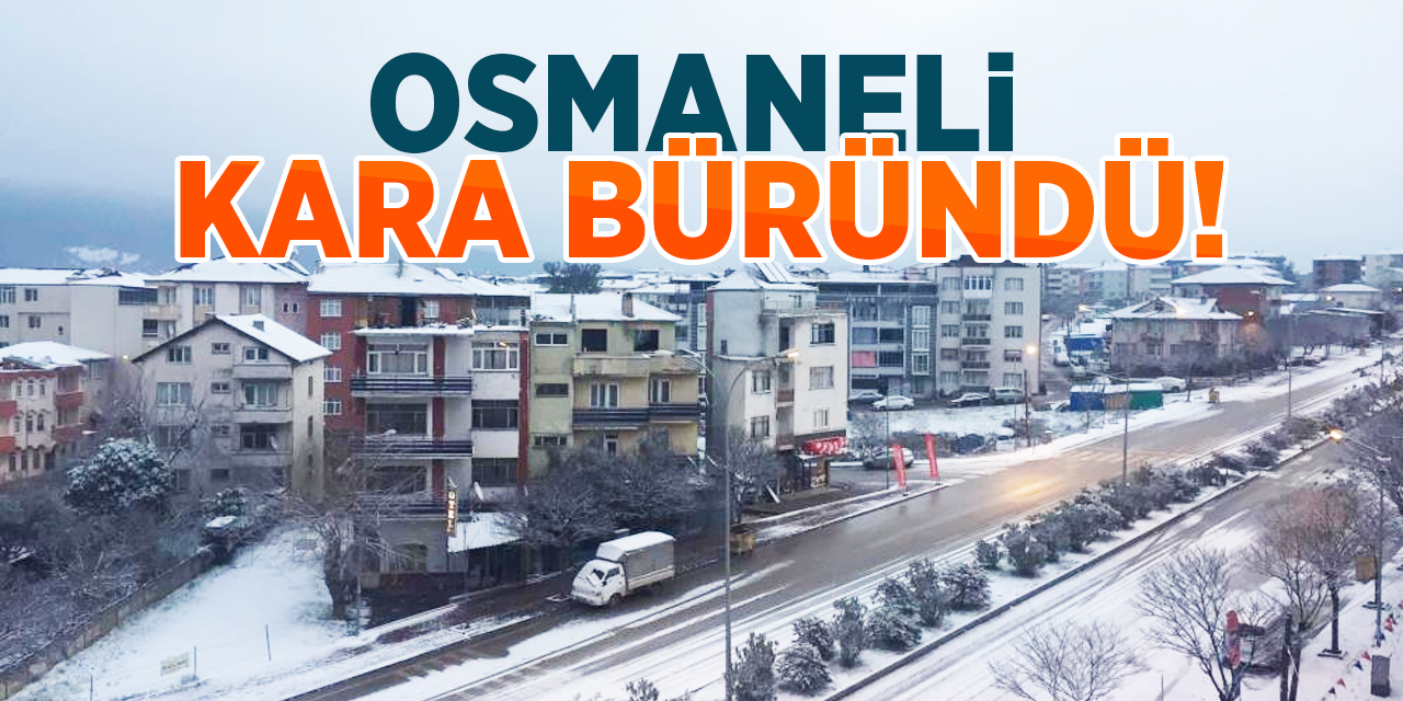 Osmaneli kara büründü