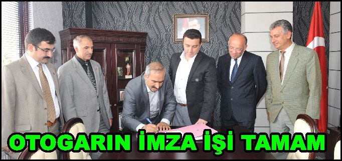 OTOGAR İHALESİ SÖZLEŞMESİ İMZALANDI