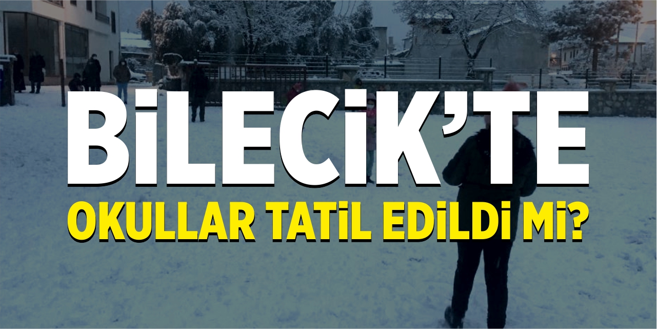 Bilecik'te okullar tatil edildi