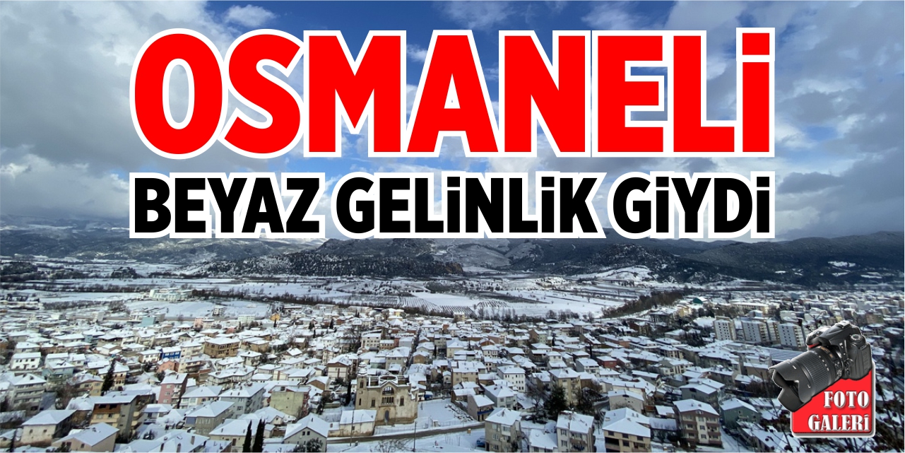 Osmaneli beyaz gelinlik giydi