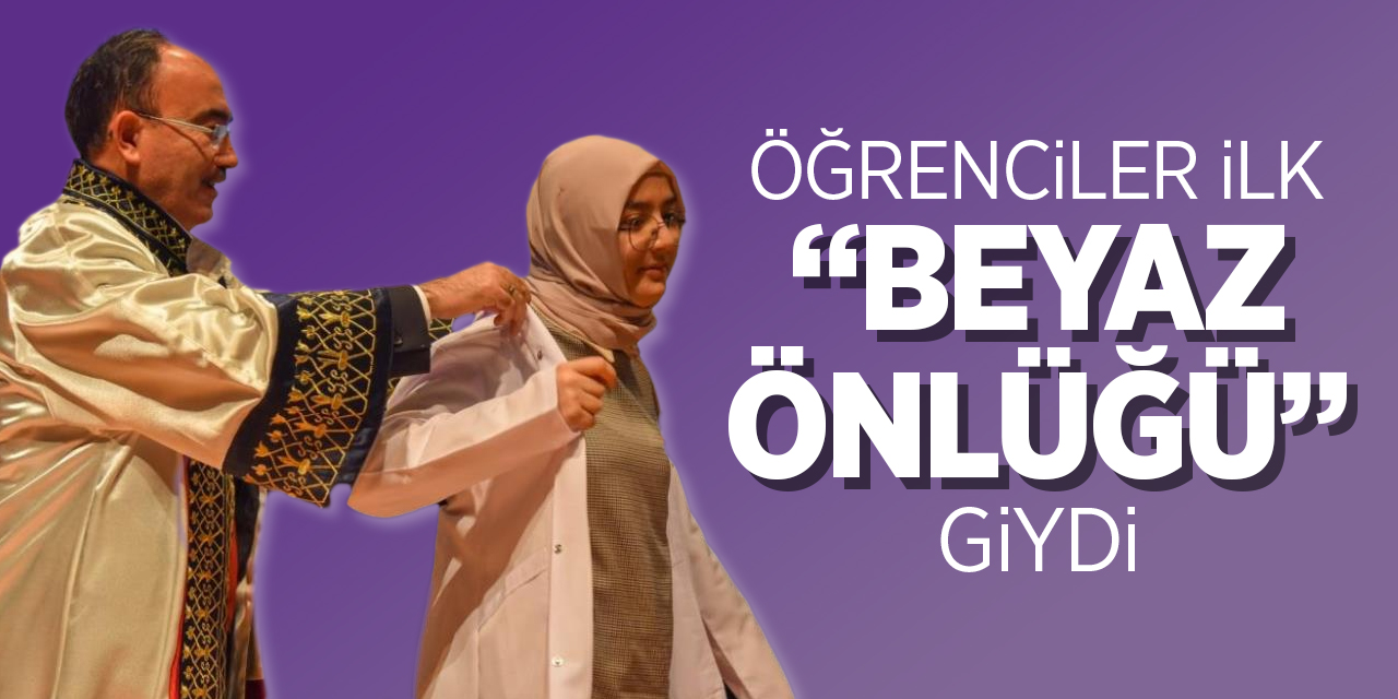 Bilecik Şeyh Edebali Üniversitesi İlk Tıp Fakültesi Öğrencileri Beyaz Önlüğü Giydi