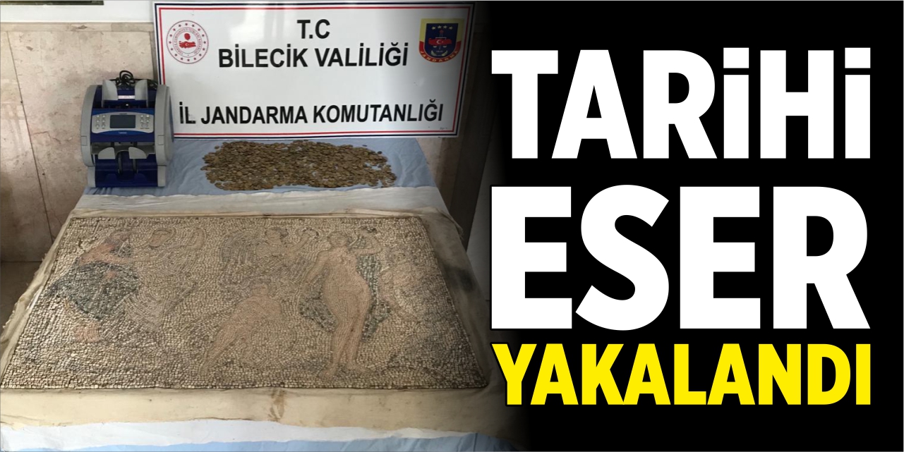 Tarihi eser yakalandı!