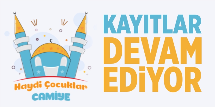 "Haydi çocuklar camiye" yarışmasının kayıtları devam ediyor