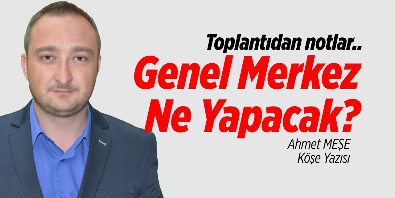 Genel merkez ne yapacak?