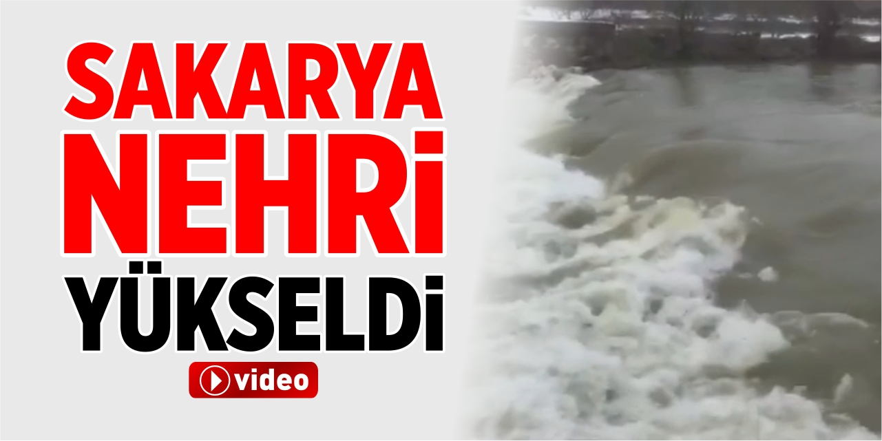 Sakarya Nehri yükseldi