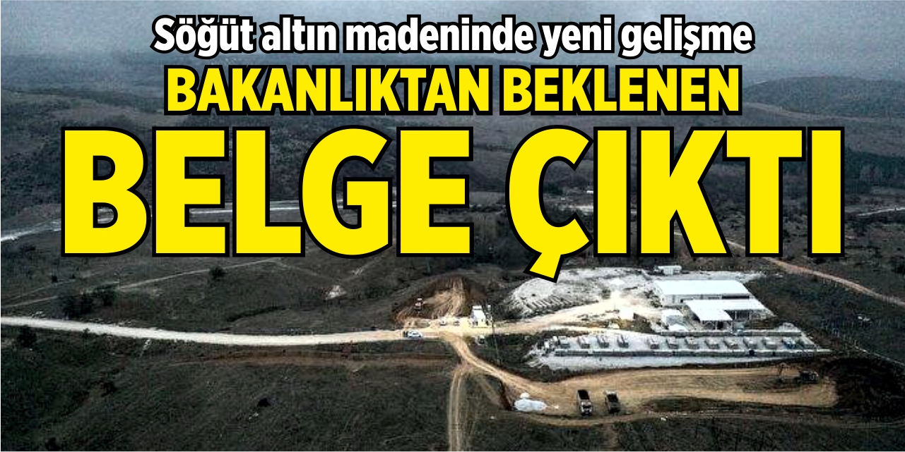 Bakanlıktan beklenen belge çıktı