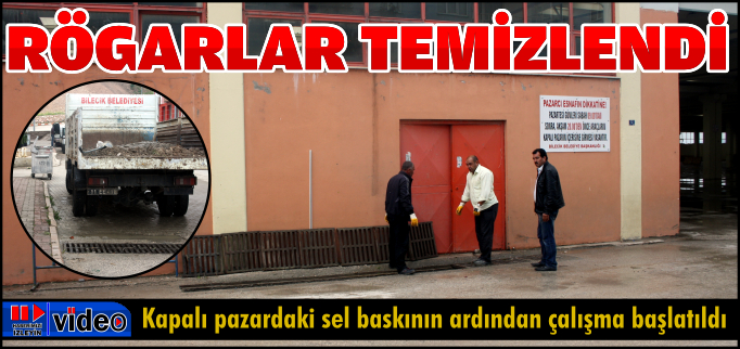 RÖGARLAR TEMİZLENDİ