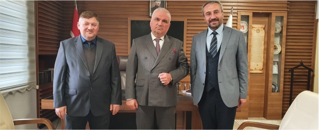 Diyanet Hak ve Adalet Sen'den Müftü Erhun'a ziyaret