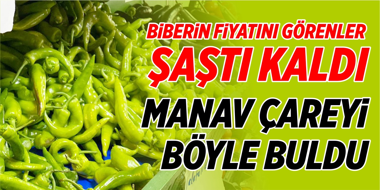 Biberin fiyatını gören şaştı kaldı, Manav çareyi “Maalesef” yazmakta buldu