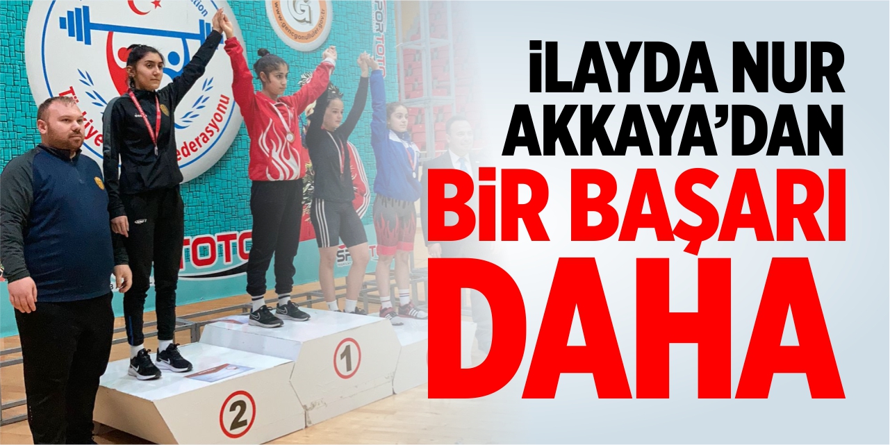 İlayda'dan bir başarı daha