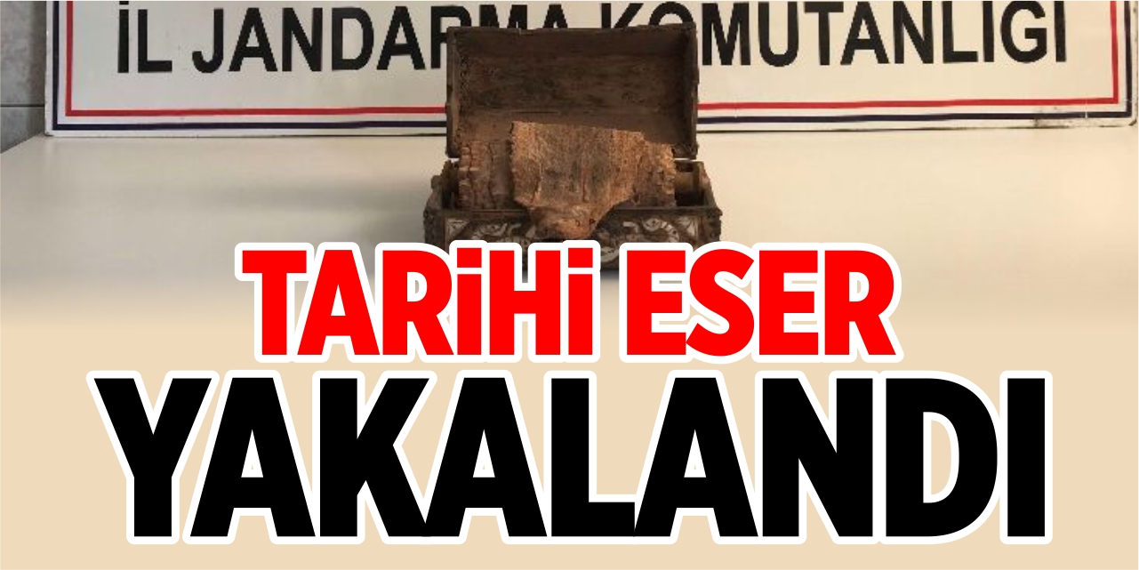 Tarihi eser yakalandı!