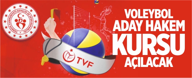 Voleybol aday hakem kursu açılacak