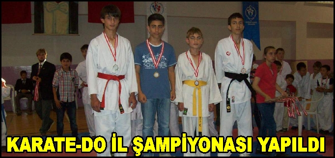 KARATE-DO İL ŞAMPİYONASI YAPILDI.