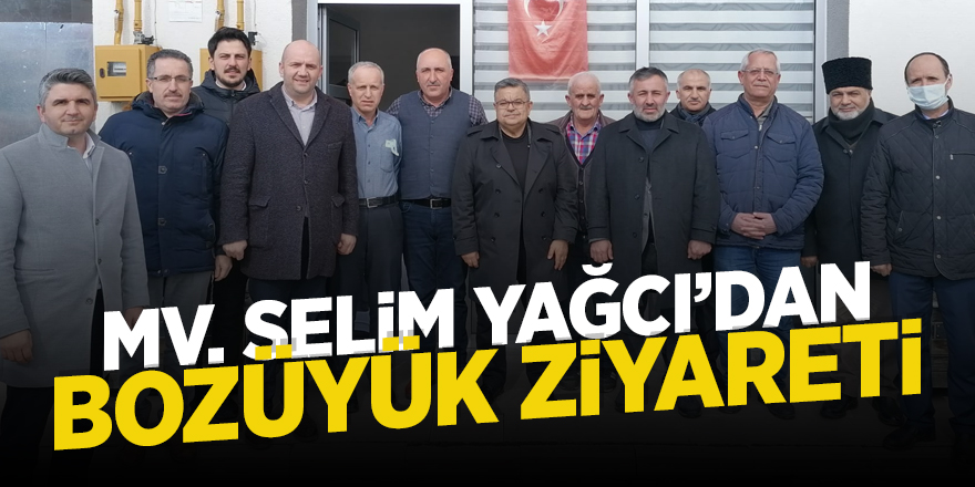 Mv. Selim Yağcı’dan Bozüyük Ziyareti