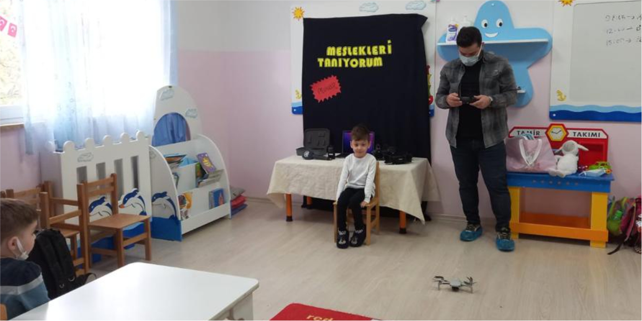Minik öğrencilere Muhabirlik mesleği tanıtıldı