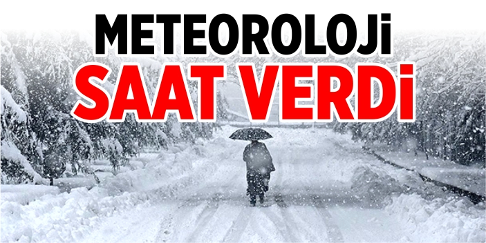 Meteoroloji saat verdi