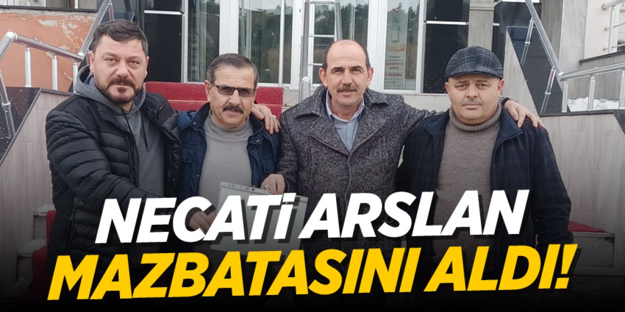 Necati Arslan Mazbatasını Aldı!