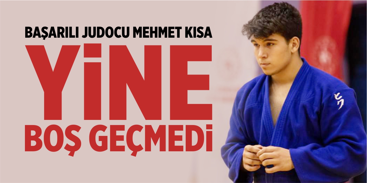 Başarılı judocu Azerbaycan’ı da boş geçmedi