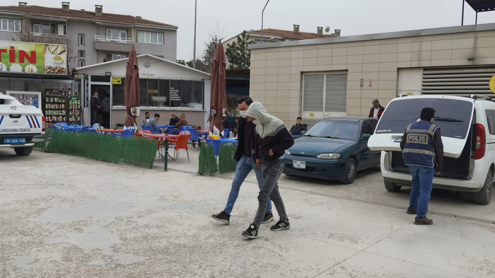 Polisin yakaladığı magandalardan pişkin ifade