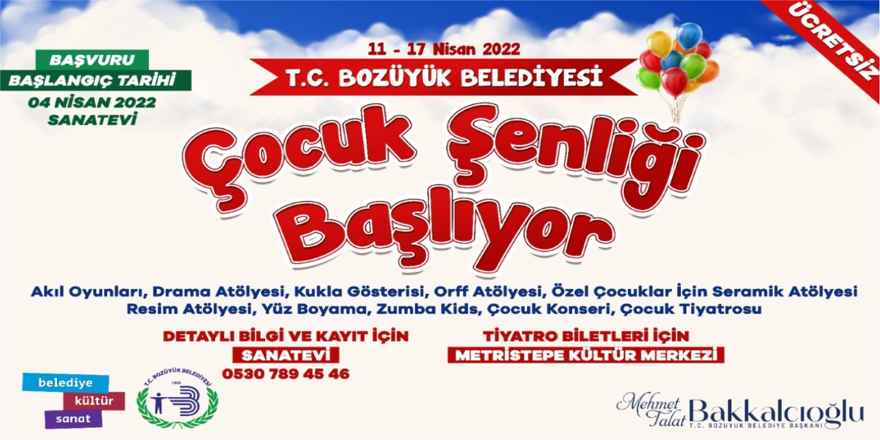 Çocuk Şenliği için başvurular başladı