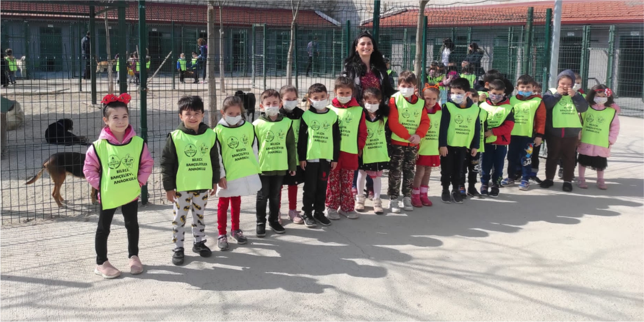 Öğrenciler hayvan barınağını ziyaret etti