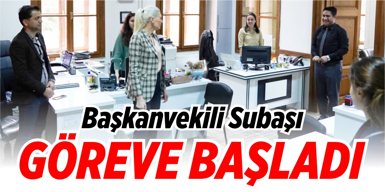 Başkanvekili Subaşı göreve başladı