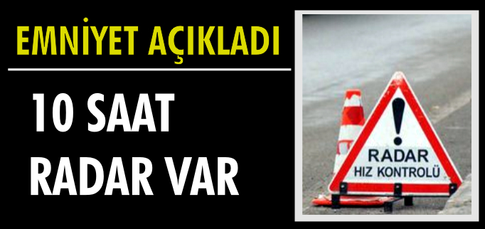 10 SAAT RADAR VAR