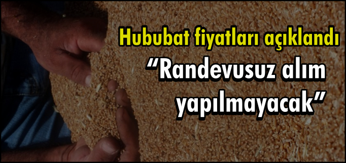 "RANDEVUSUZ ALIM YAPILMAYACAK"