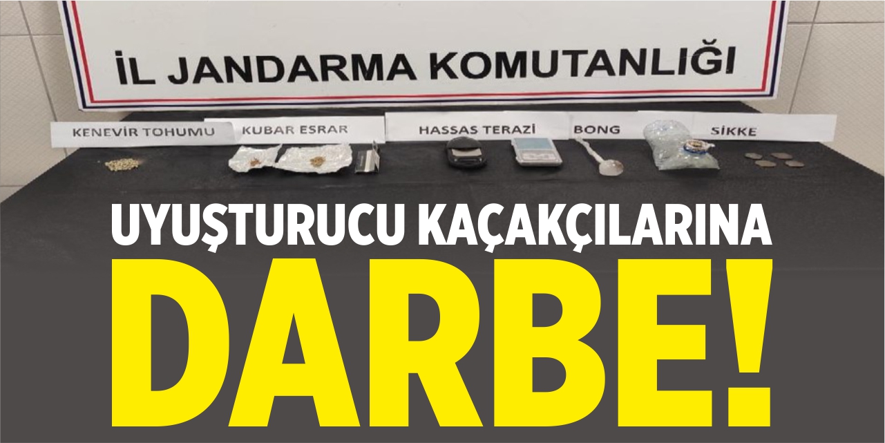 Uyuşturucu kaçakçılarına darbe!